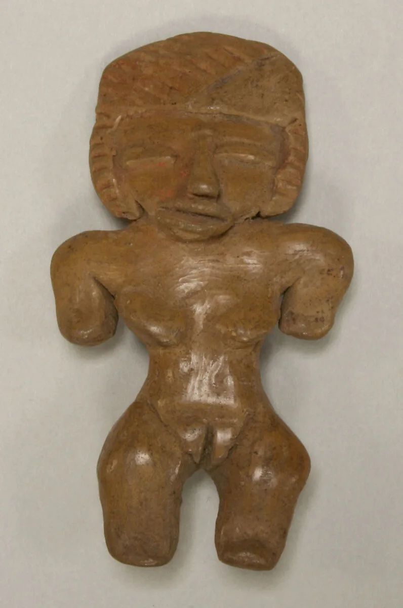 Standing Ceramic Female Figure — Unknown