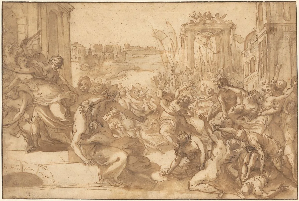Rape of the Sabines — Hans Rottenhammer I