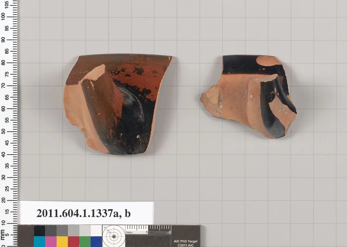 Terracotta fragments of kylikes (drinking cups) — Unknown