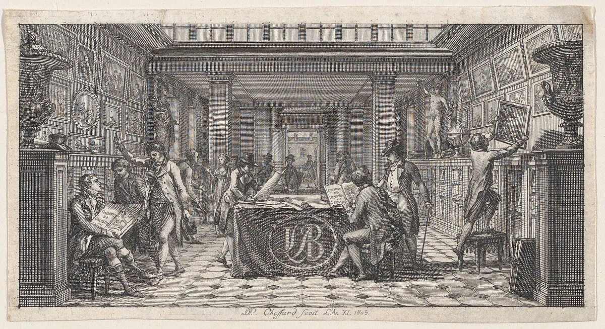Le Cabinet de Basan — Pierre Philippe Choffard