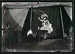 [Nine Portraits of Circus Performers, Including: Acrobats, Tightrope Walker, Horseback Riders, Signs]