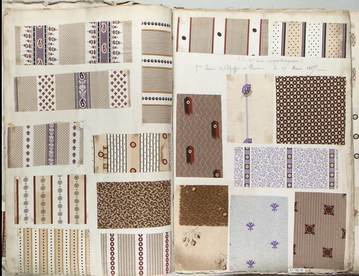 Textile Sample Book — Unknown