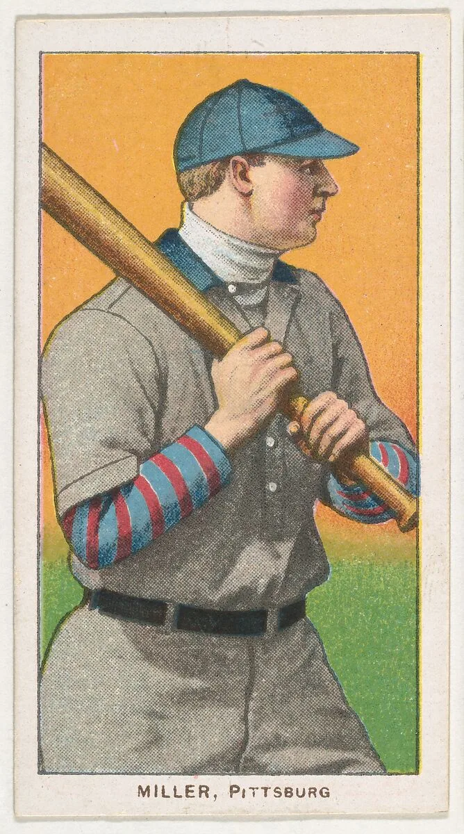 Miller, Pittsburgh, National League, from the White Border series (T206) for the American Tobacco Company — American Tobacco Company