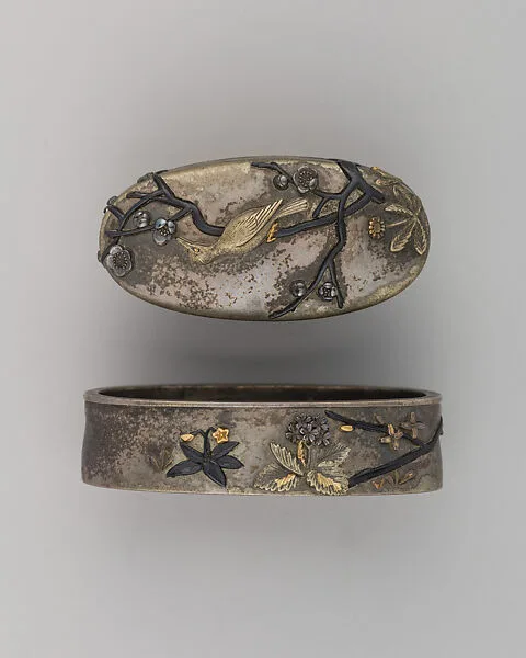Sword-Hilt Collar and Pommel (Fuchigashira) — Unknown