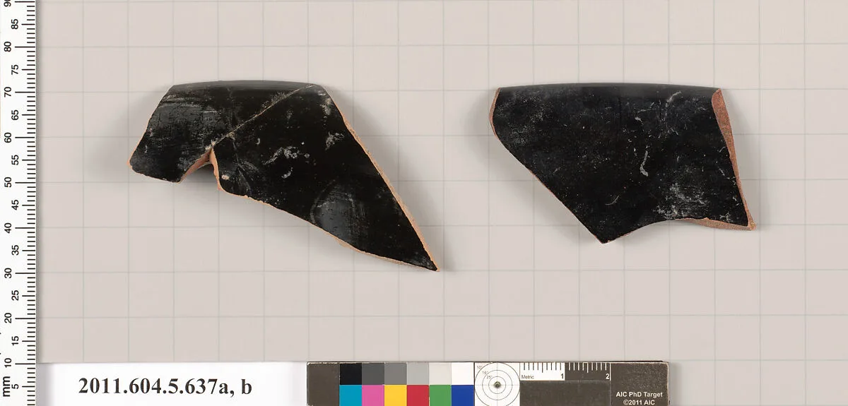 Terracotta rim fragments of kylikes (drinking cups) — Unknown