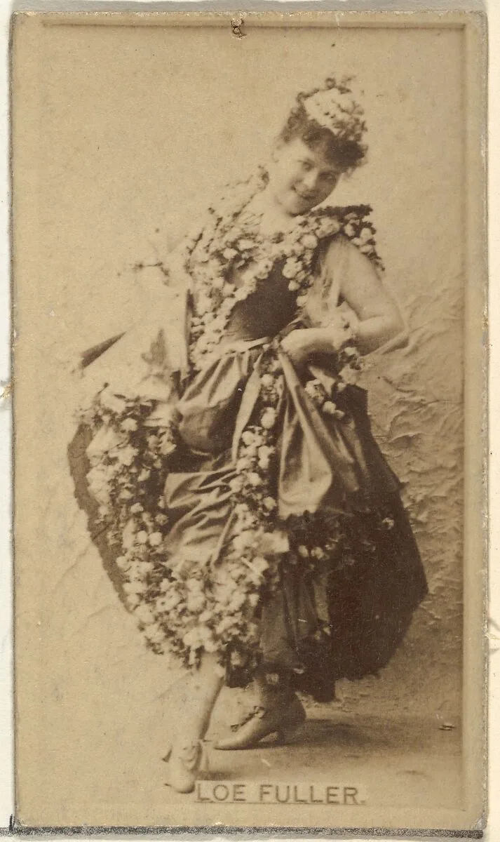 Loe Fuller, from the Actors and Actresses series (N145-8) issued by Duke Sons & Co. to promote Duke Cigarettes — W. Duke, Sons & Co.|American Tobacco Company