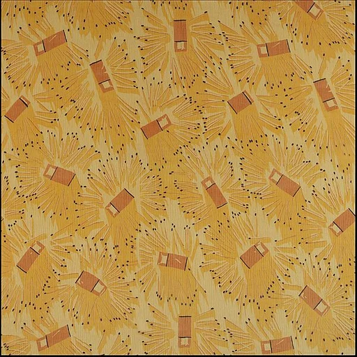 "Americana Print: Matches and Match-boxes" Textile