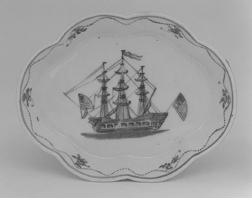Spoon tray (part of a service)