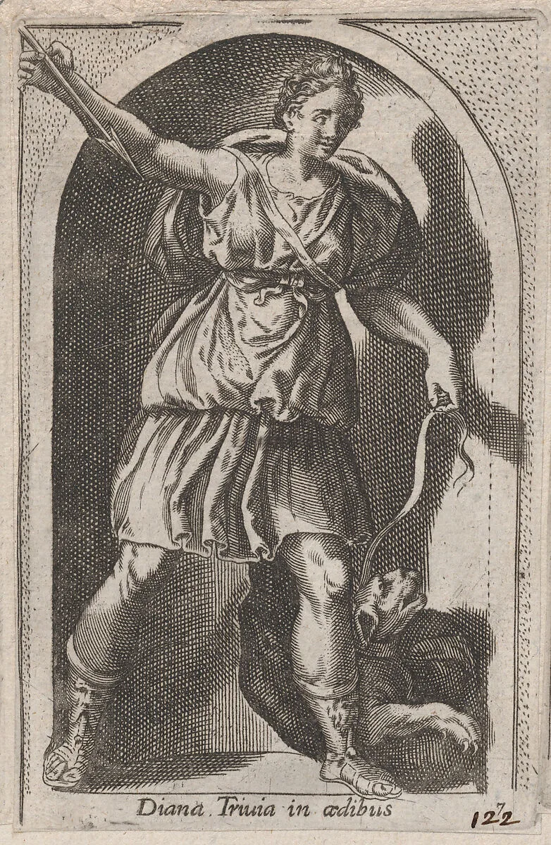 Speculum Romanae Magnificentiae: Diana (Diana Triuia in aedibus) — Anonymous|Philippe Thomassin|Antonio Lafreri