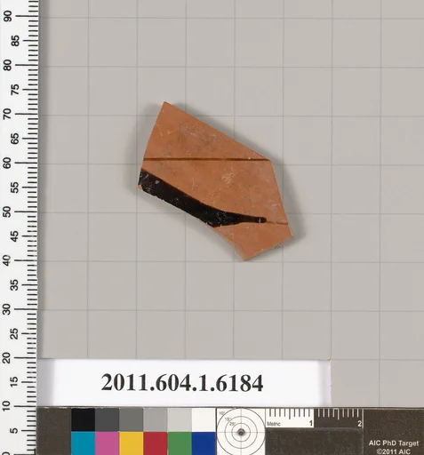 Terracotta fragment of a kylix (drinking cup)