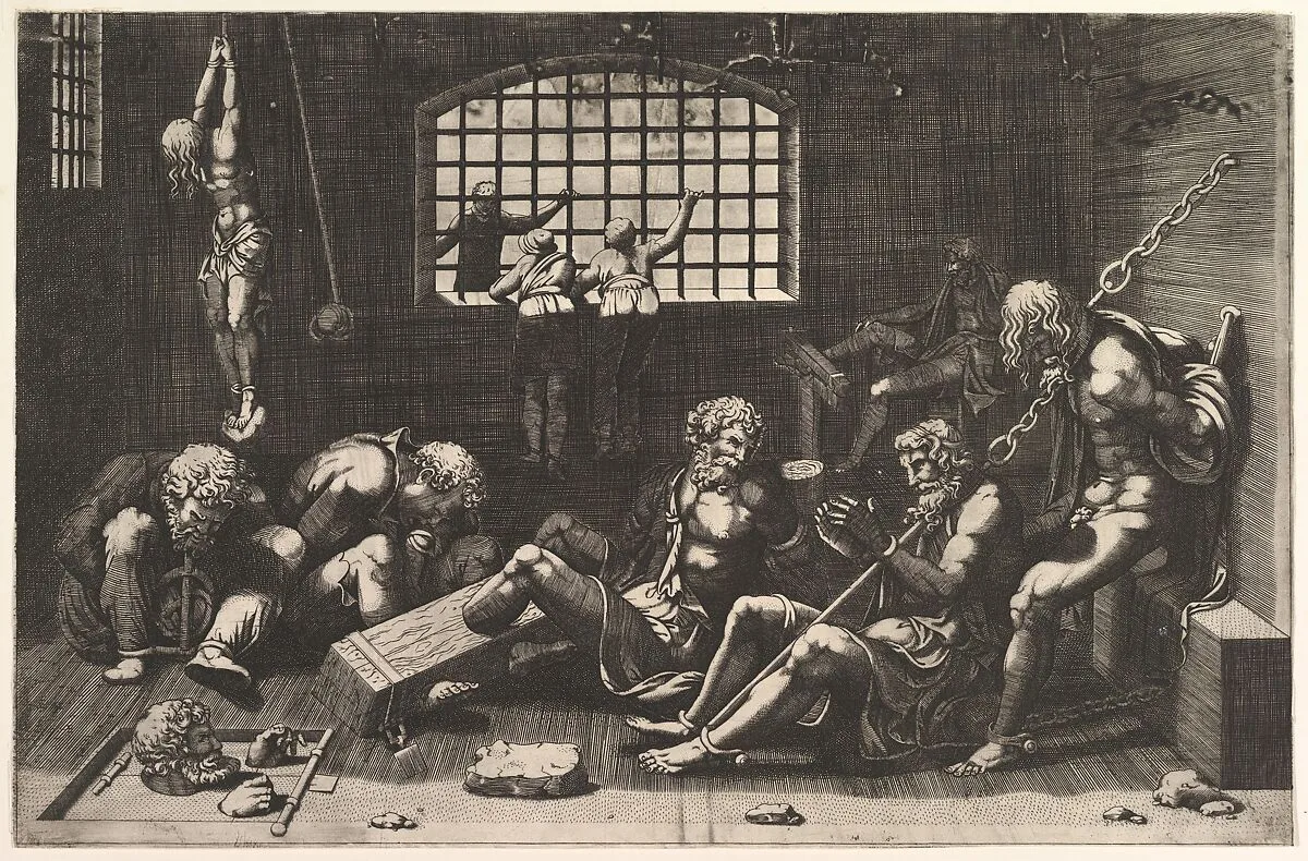 The Prison — Giorgio Ghisi|Giulio Romano|Anonymous
