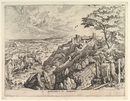 St. Jerome in the Wilderness (S. Hieronymus in Deserto) from The Large Landscapes