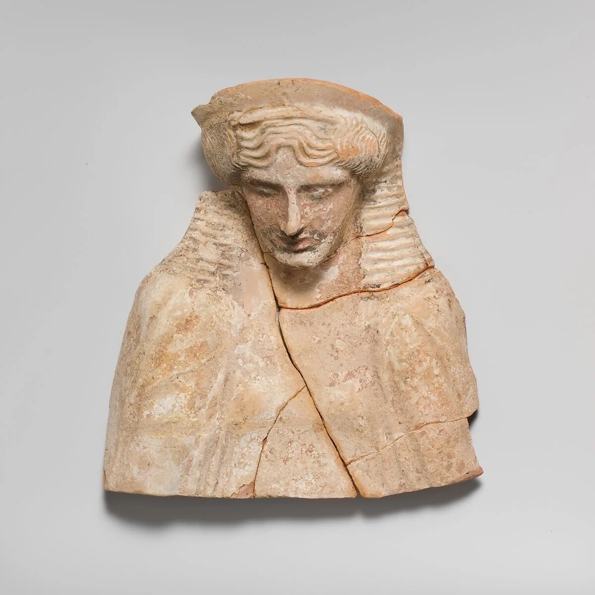 Terracotta bust of a man — Unknown