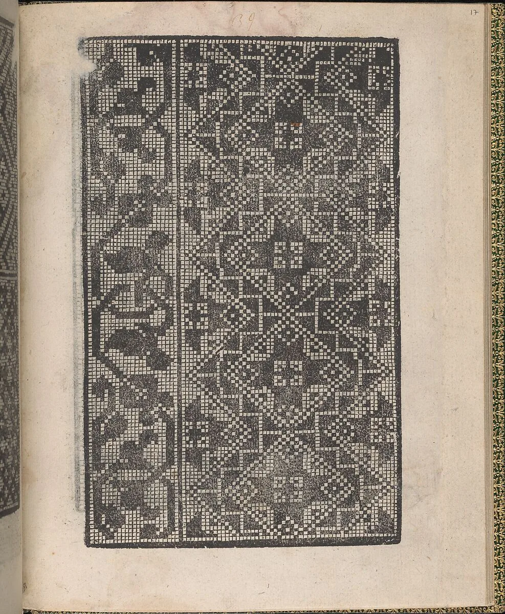 Ornamento delle belle & virtuose donne, page 9 (verso) — Matteo Pagano|Lloyd, Wallis & Lloyd