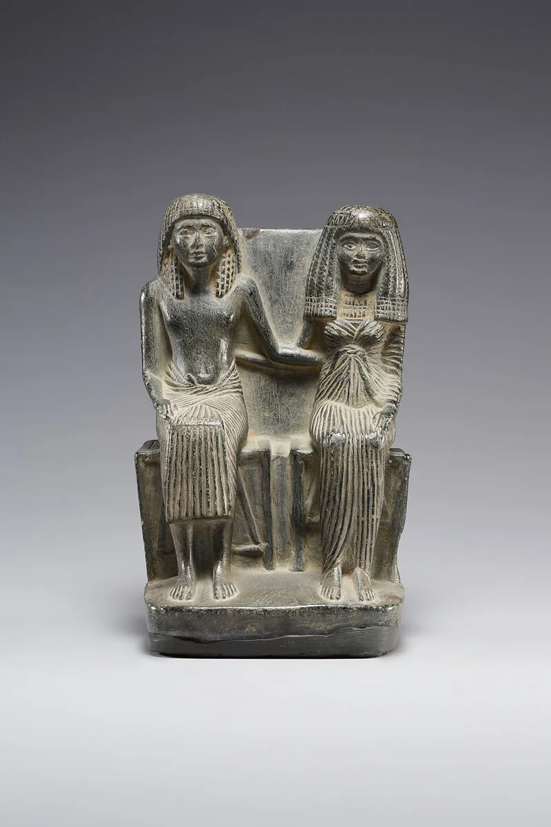 Seated Pair Statuette — Unknown