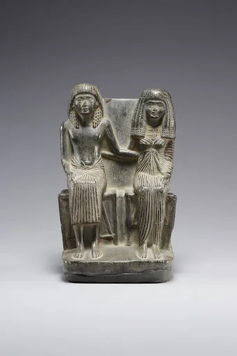 Seated Pair Statuette