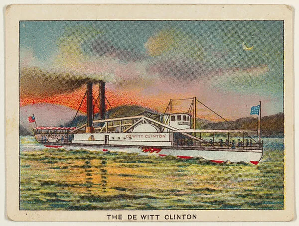 The De Witt Clinton, from the "Hudson-Fulton" series (T72), issued with Turkey Red Cigarettes by the American Tobacco Company — American Tobacco Company