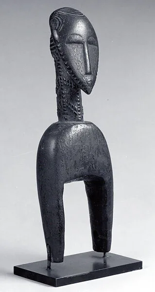 Heddle Pulley with Figure — Unknown