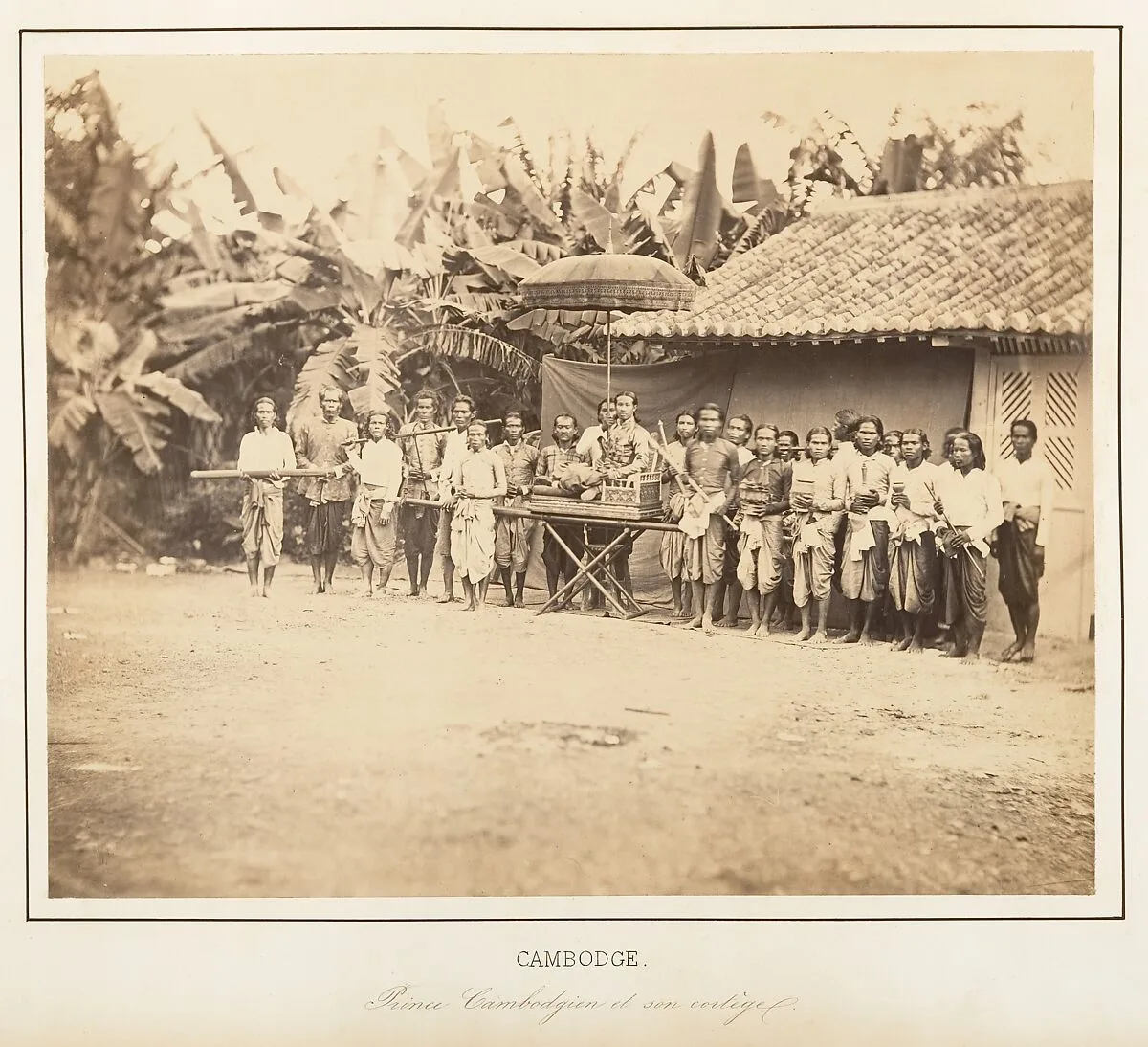 Prince Cambodgien et son Cortège — Emile Gsell