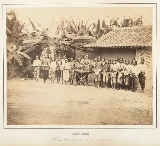 Prince Cambodgien et son Cortège