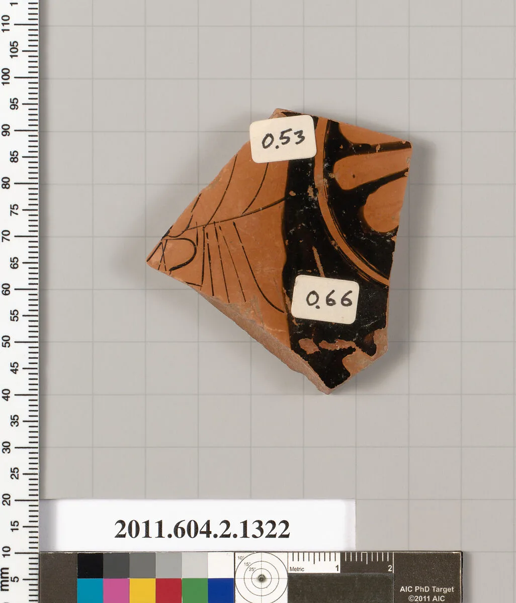 Terracotta fragment of a skyphos (deep drinking cup) — Unknown