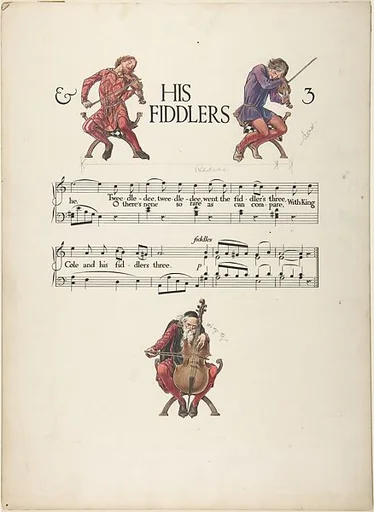 "His Fiddlers 3"―Page Design