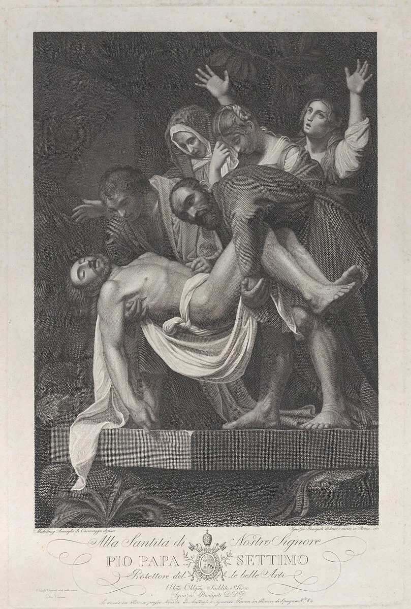 The Entombment of Christ — Caravaggio (Michelangelo Merisi)|Ignazio Bonajuti