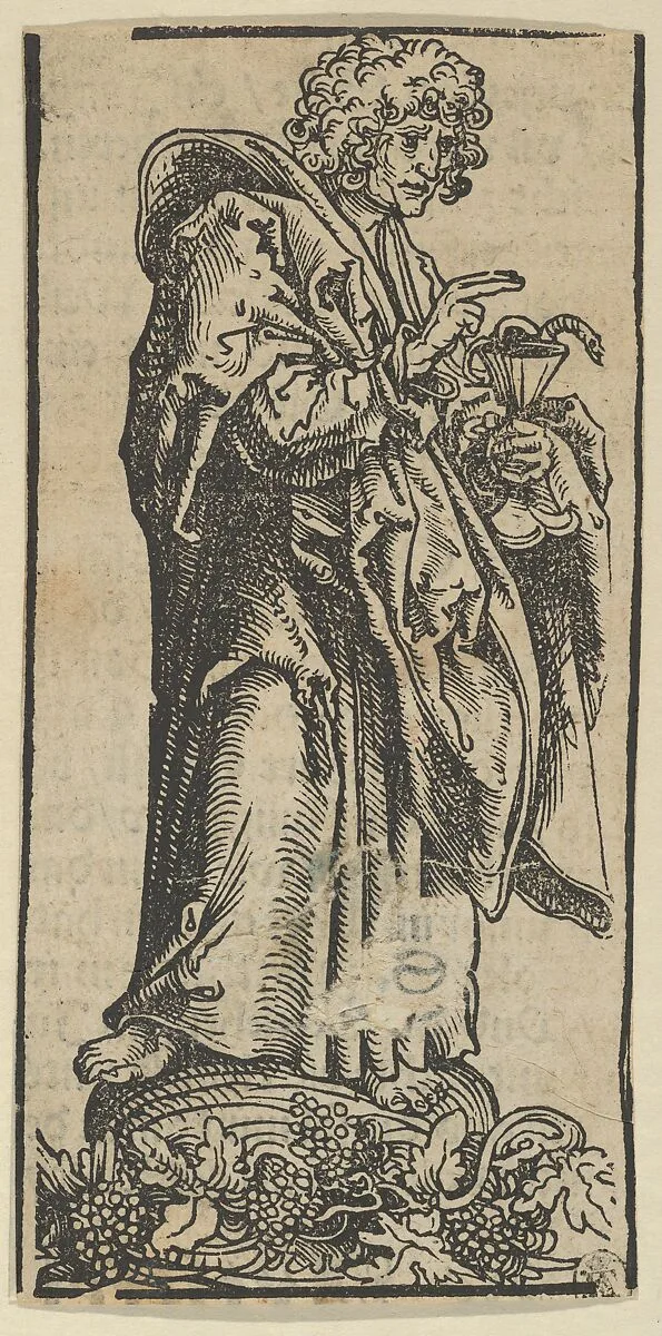 Silver Statuette of St. John, from the Wittenberg Reliquaries — Lucas Cranach the Elder