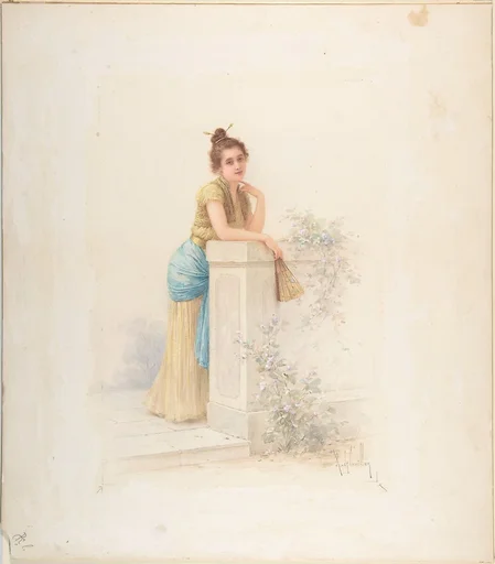 Lady with a Fan