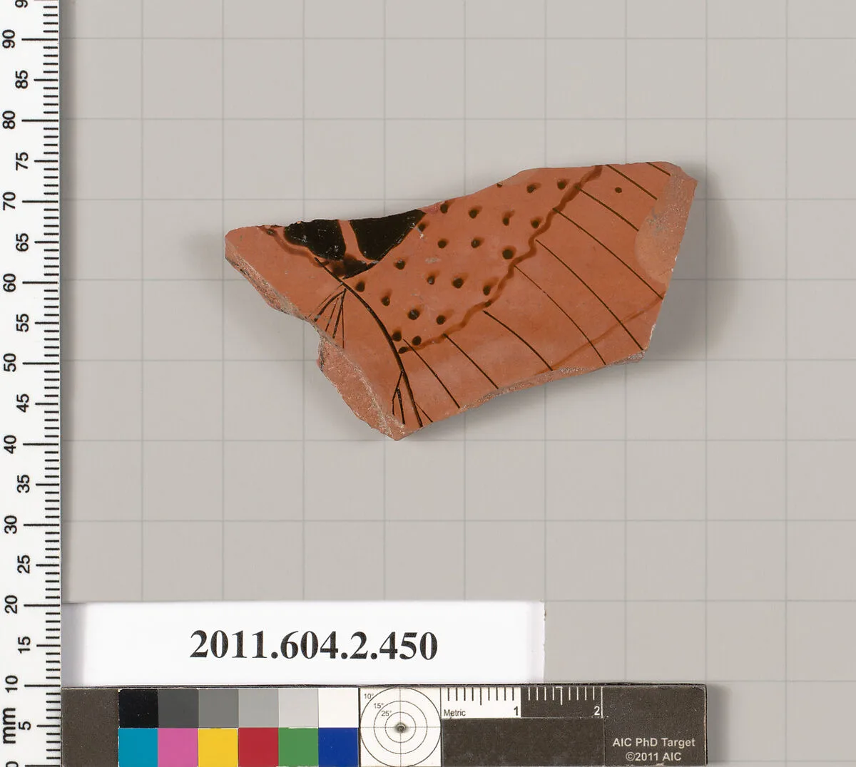 Terracotta fragment of a column-krater (bowl for mixing wine and water) — Unknown