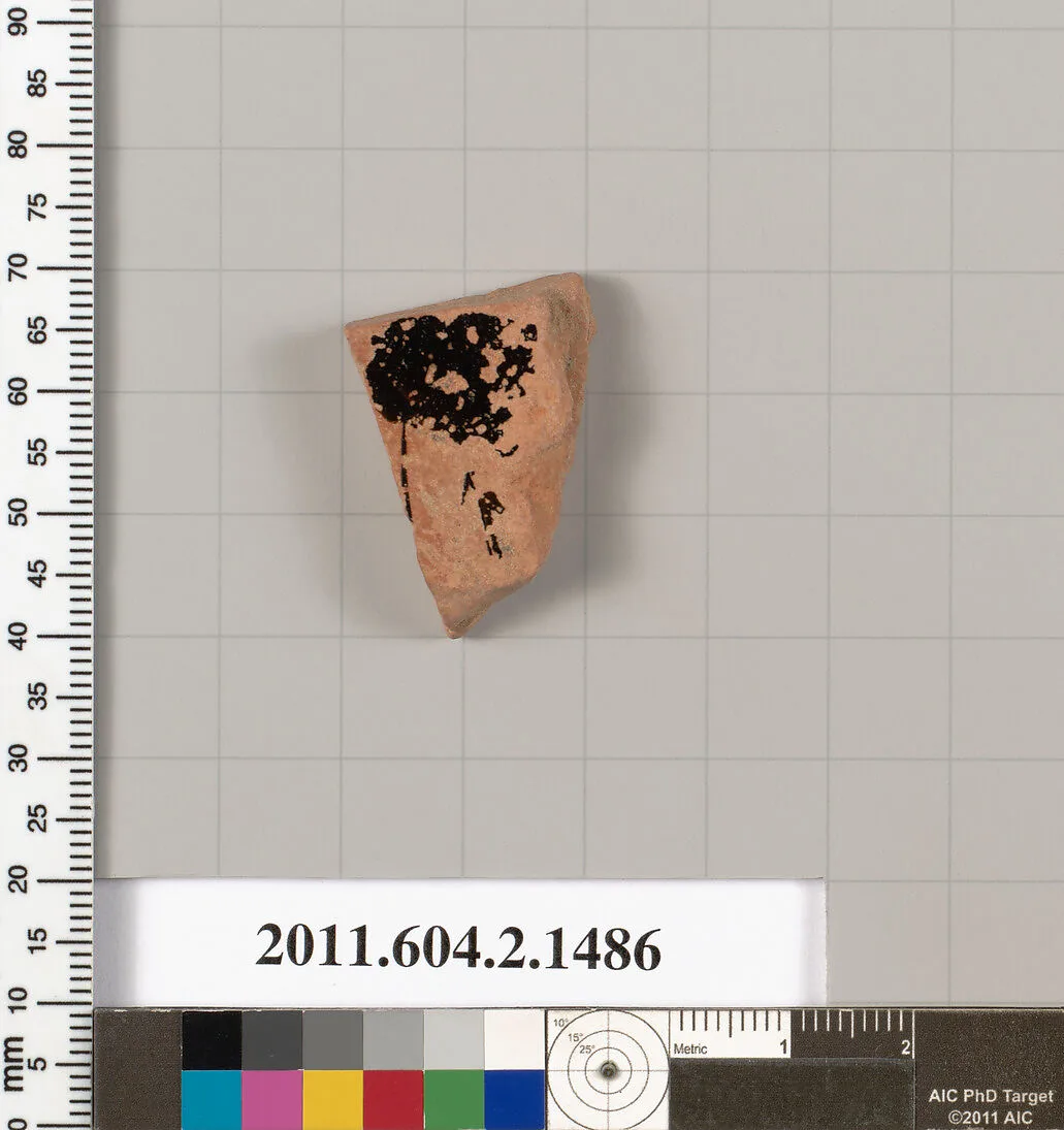Terracotta fragment of a skyphos (deep drinking cup) — Unknown