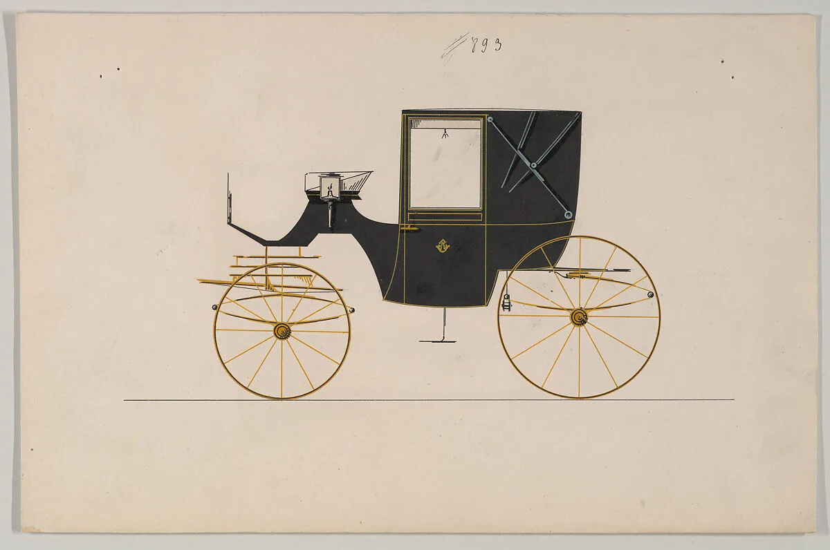 Design for Landaulet, no. 893 — Brewster & Co.