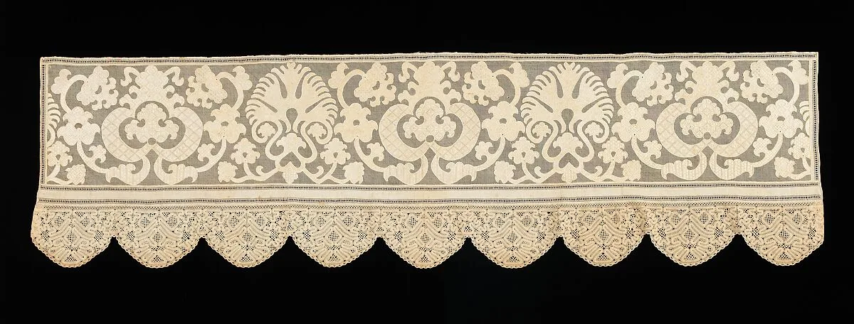 Bed curtain border — Unknown