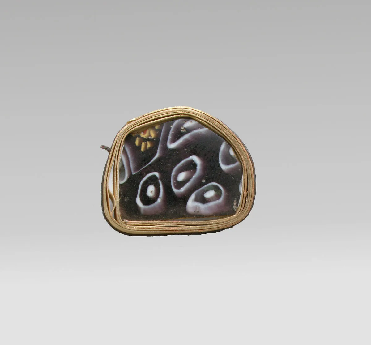 Glass mosaic bowl fragment — Unknown