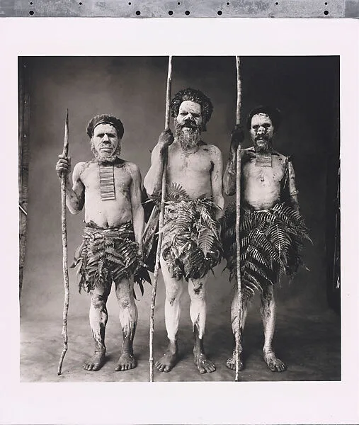 Three New Guinea Men Painted White — Irving Penn