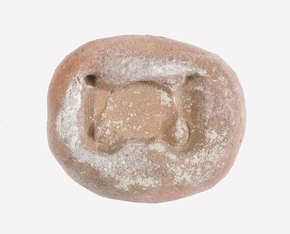 Mold for a Sun Disk Flanked by Uraeus Cobras — Unknown