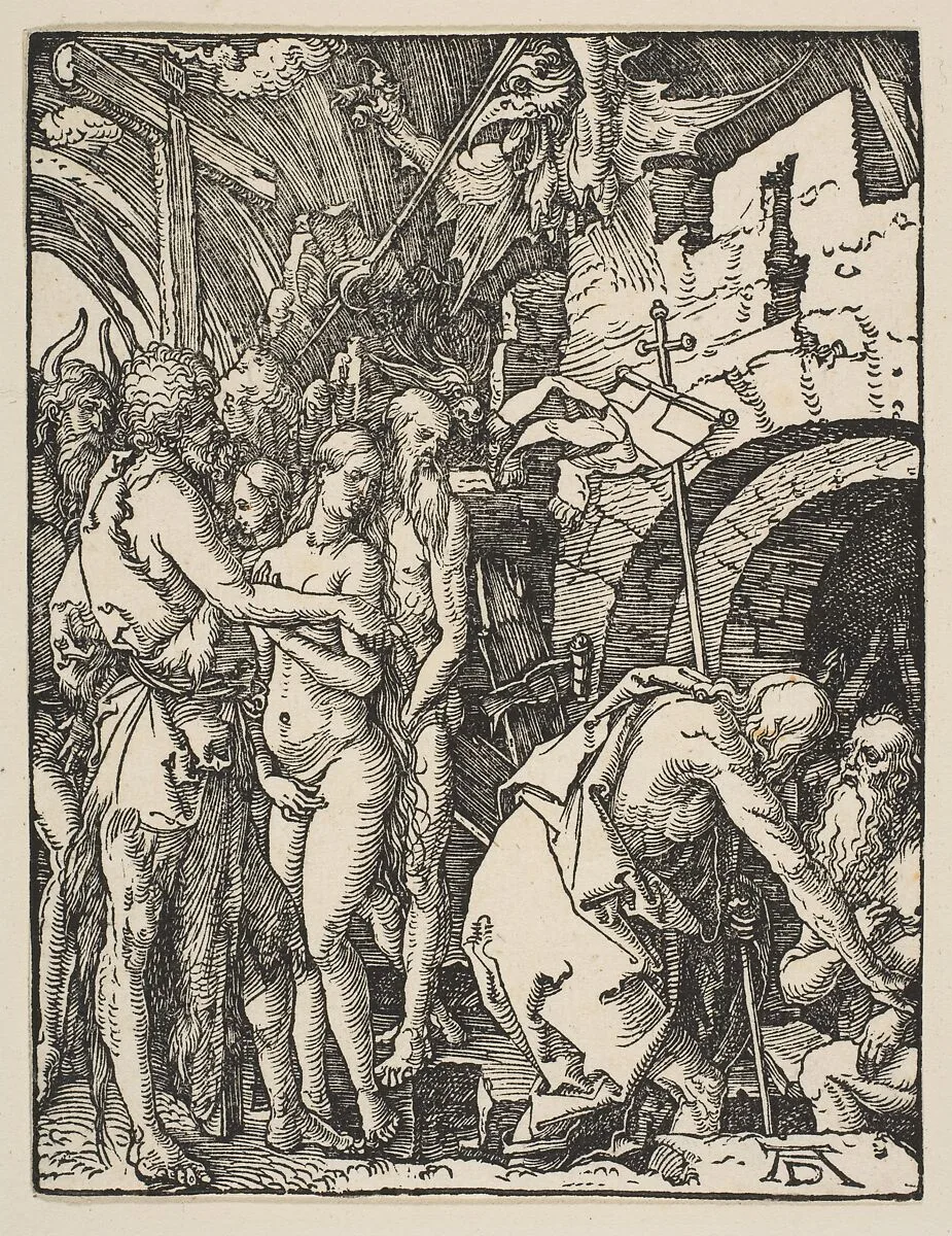 Christ in Limbo, from "The Small Passion" — Albrecht Dürer