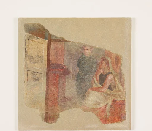 Wall painting fragment from the north wall of Room H of the Villa of P. Fannius Synistor at Boscoreale