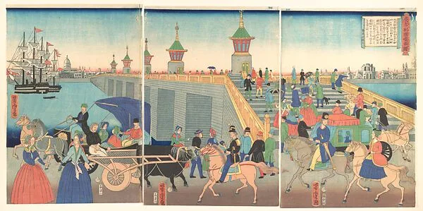 英吉利国倫敦図|Illustration of London, England (Igirisukoku rondon zu) — Utagawa Yoshitora