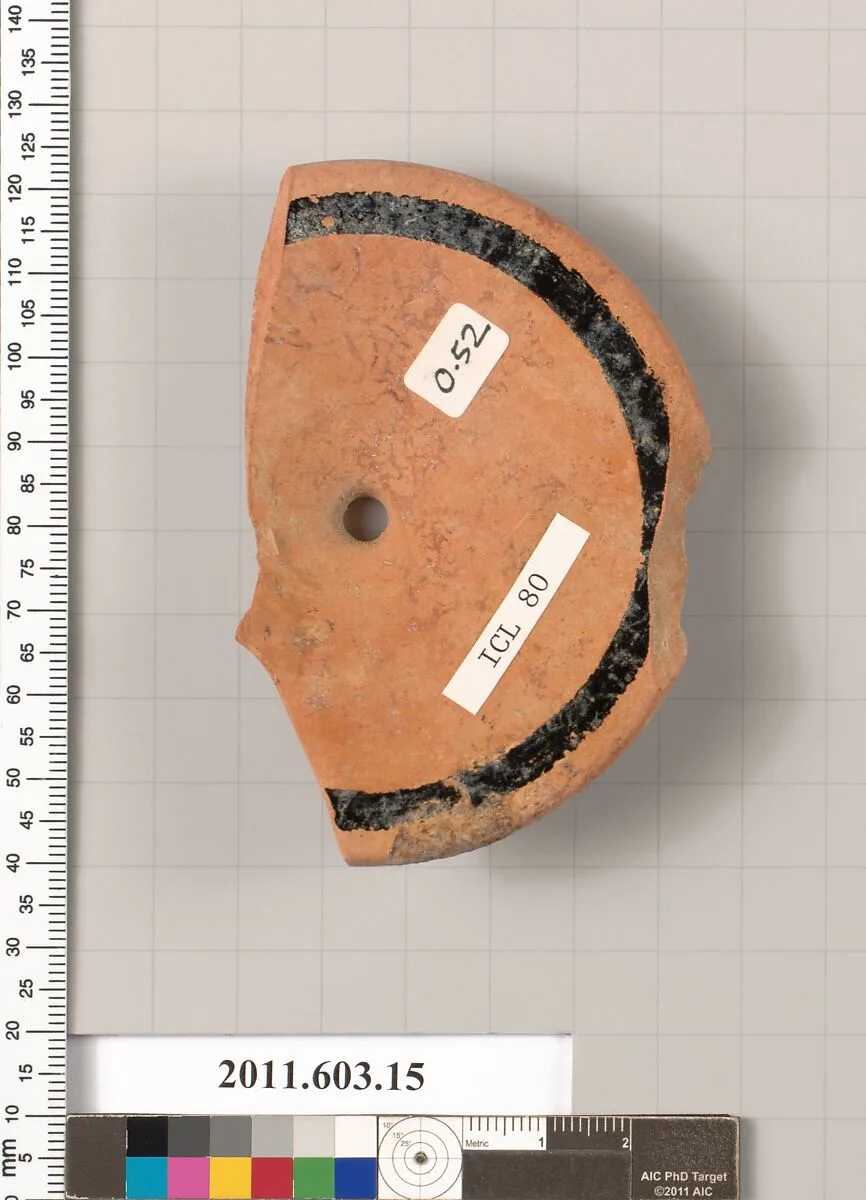 Fragment of a terracotta kylix — Unknown