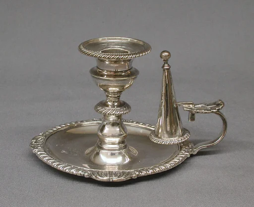 Chamberstick (one of a pair)