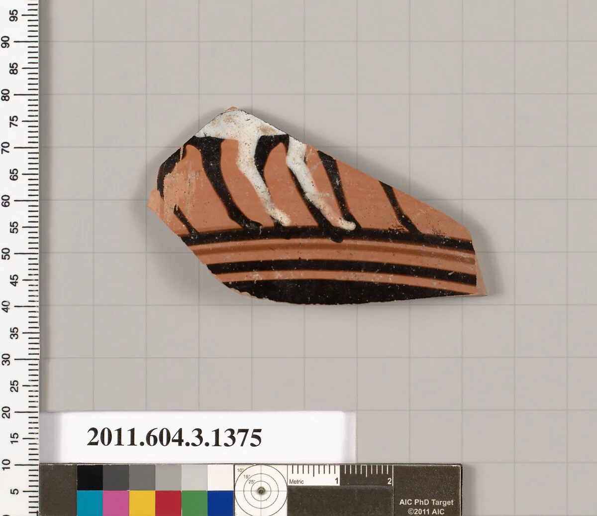 Terracotta fragment of a skyphos (deep drinking cup) — Unknown