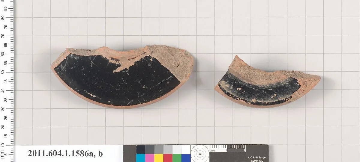 Terracotta fragments of kylikes (drinking cups) — Unknown