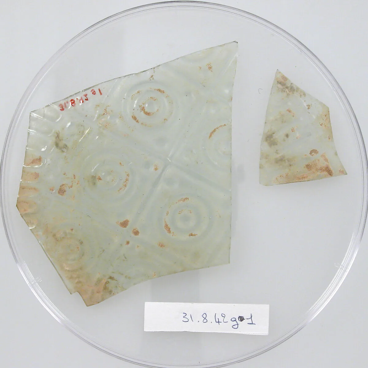 Glass Fragments — Unknown