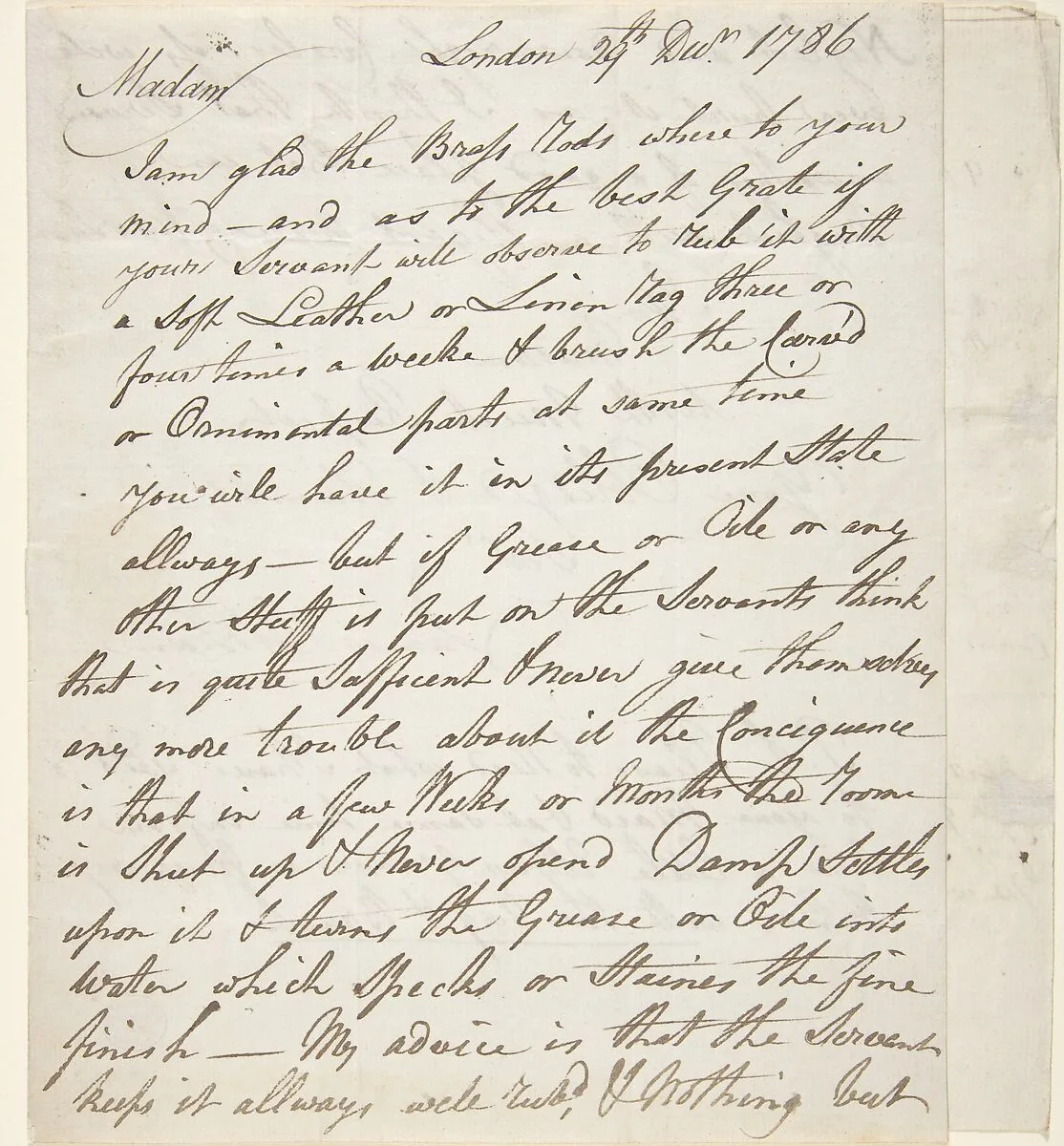 Letter — James Oldham|W. P. Alcourt Esq.