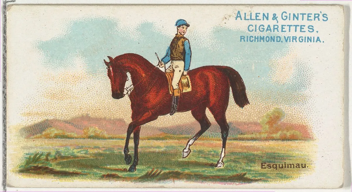 Esquimau, from The World's Racers series (N32) for Allen & Ginter Cigarettes — Allen & Ginter|Lindner, Eddy & Claus