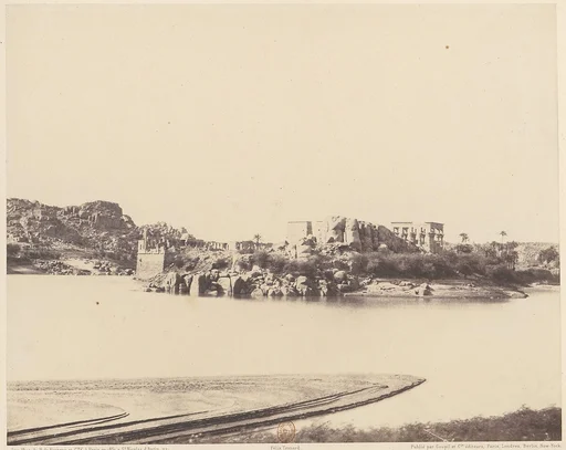 Ile de Fîleh (Philæ), Vue Générale Prise du Sud-Est au Point B