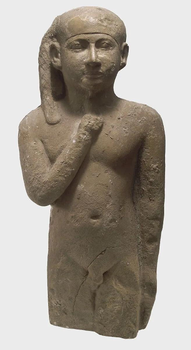 Statue, young boy — Unknown