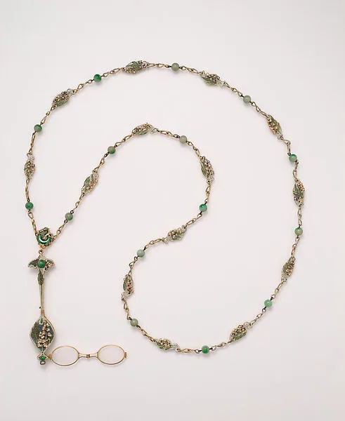 Lorgnette and chain — René-Jules Lalique