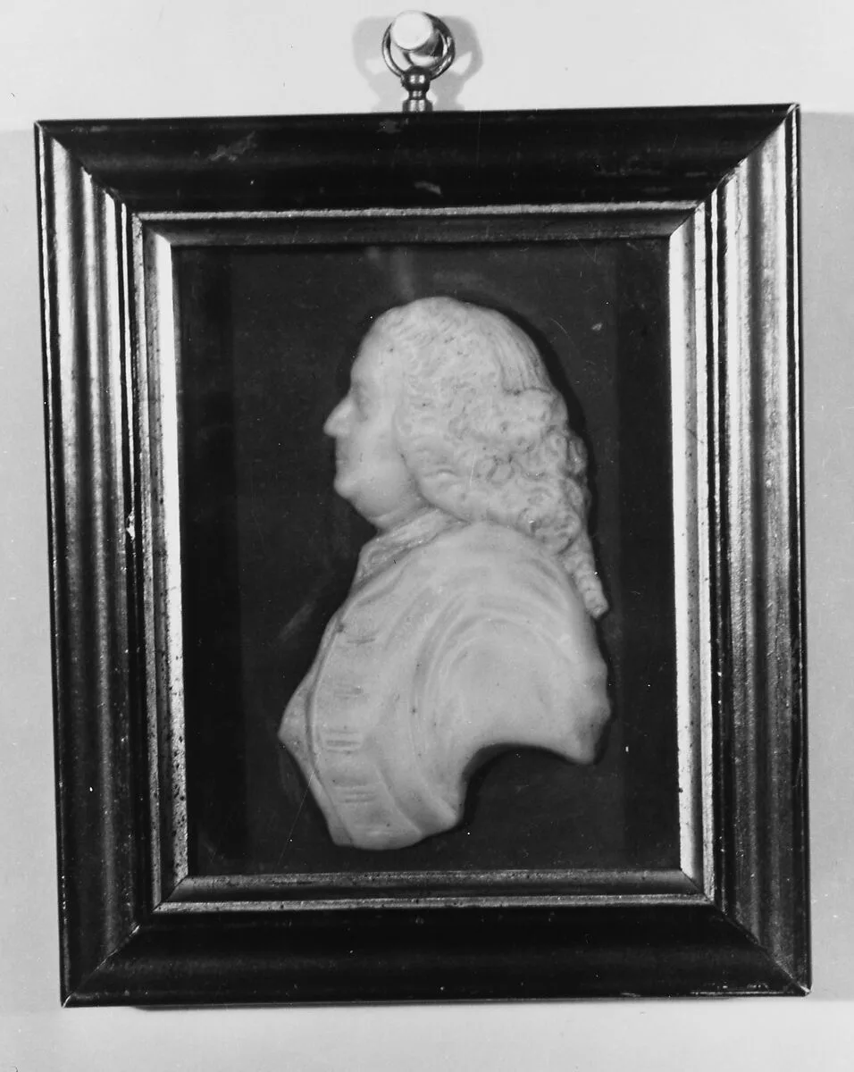 Profile Bust of Benjamin Franklin — Patience Wright